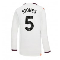 Camisa de time de futebol Manchester City John Stones #5 Replicas 2º Equipamento 2023-24 Manga Comprida
